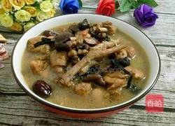 野蘑菇炖鸡的做法图解13