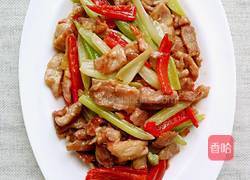 西芹炒肉片的做法图解8
