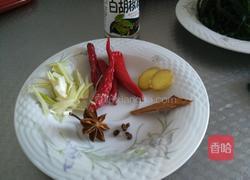 鸡肉酱烧海带黄豆的做法图解2