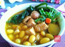 鸡肉酱烧海带黄豆的做法图解11