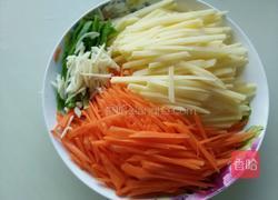 土豆丝胡萝卜丝的做法图解3
