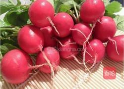 凉拌樱桃萝卜的做法图解1