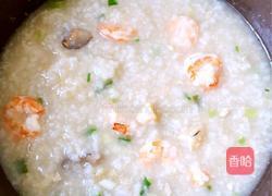 鲜虾干贝粥的做法图解5