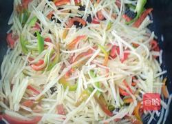 彩椒炒土豆丝的做法图解5