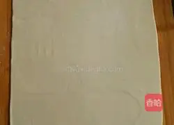 Illustration of how to make straw hat cake 4