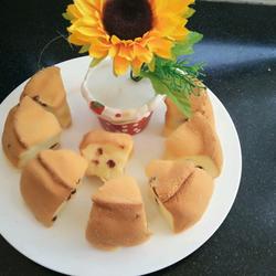 蔓越莓糯米戚风蛋糕的做法[图]