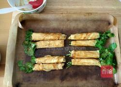 豆皮香菜卷的做法图解8