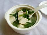 韭菜豆腐汤的做法[图]