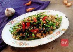 花蛤肉炒韭菜的做法图解7