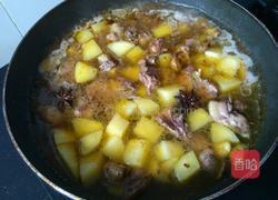 土豆炖鹅肉的做法图解7
