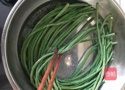 麻酱豆角的做法图解2