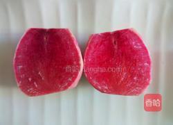 凉拌心里美萝卜丝的做法图解2