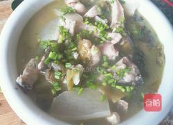 酸菜鲤鱼的做法图解10