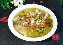 酸菜鲤鱼的做法图解14