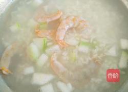 冬瓜虾仁粥的做法图解7