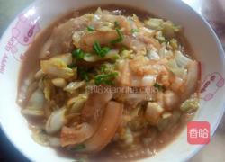 白菜炒肉的做法图解7