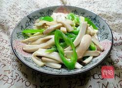 杏鲍菇炒青椒的做法图解8
