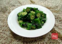 青椒炒秋葵的做法图解7