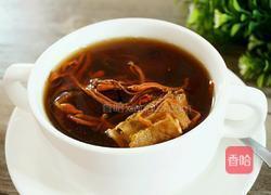 虫草花炖鸭汤的做法图解7