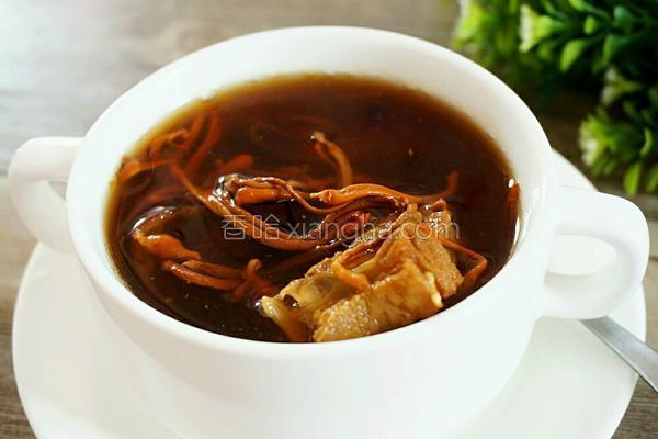 虫草花炖鸭汤