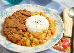 黄金咖喱鸡排饭的做法图解15