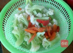 豆豉酱爆有机花菜的做法图解6
