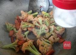 豆豉酱爆有机花菜的做法图解11