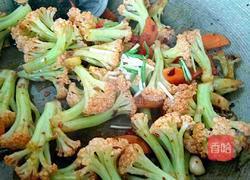 豆豉酱爆有机花菜的做法图解12
