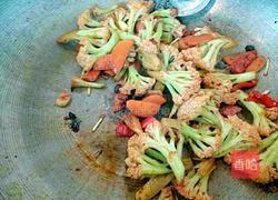 豆豉酱爆有机花菜的做法图解13