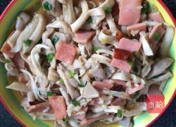 火腿炒菇的做法图解11