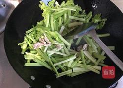 芹菜香干炒肉丝的做法图解4