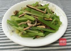 芹菜香干炒肉丝的做法图解8