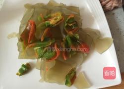 猪肝炒粉皮的做法图解1