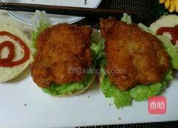 香辣鸡腿汉堡的做法图解14