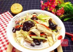 凉拌腐竹木耳的做法图解5