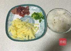 土豆肉丝炒饭的做法图解1