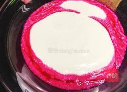椰香火龙果慕斯的做法图解14