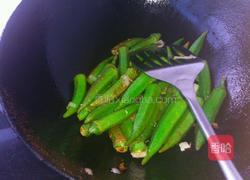 油焖秋葵的做法图解4