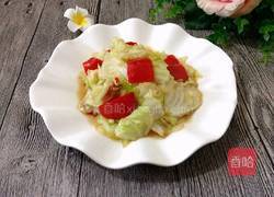 爆炒圆白菜的做法图解7