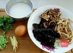 鸡丝打卤面的做法图解3