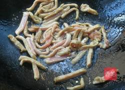 黄花炒肉的做法图解4