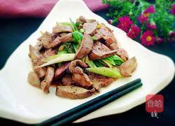 葱爆鸡肝的做法图解11