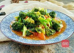 番茄酱炒西兰花的做法图解10