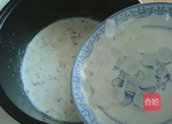冰糖牛奶炖桃胶的做法图解6