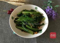 豆鼓油麦菜的做法图解6