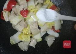 大白菜炒肉的做法图解7