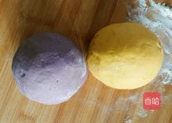 紫薯南瓜开花馒头的做法图解6