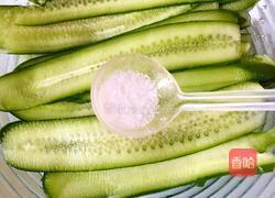 爽脆凉拌小黄瓜的做法图解4