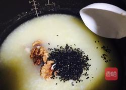 芝麻核桃粥的做法图解3