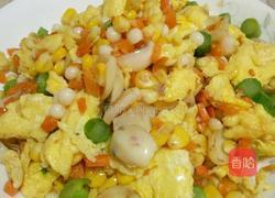 芡实炒蛋的做法图解5